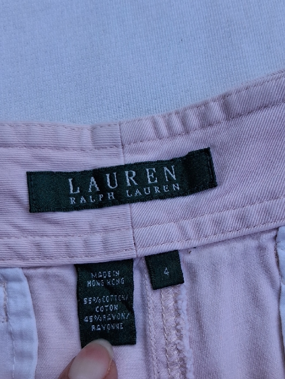 Ralph Lauren Pale Pink Cargo Shorts - Picture 2 of 16